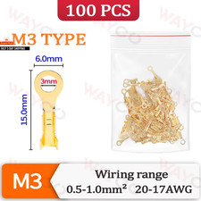 100 Stück Ring Crimp