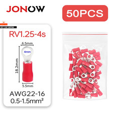 50 Stück Ring Crimp Klemmen